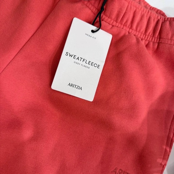 Aritzia Pants - Aritzia Sweatfleece Pants in Vibrant Pink